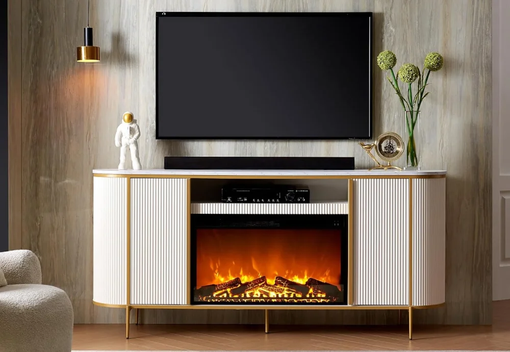 electric fireplace corner tv stand